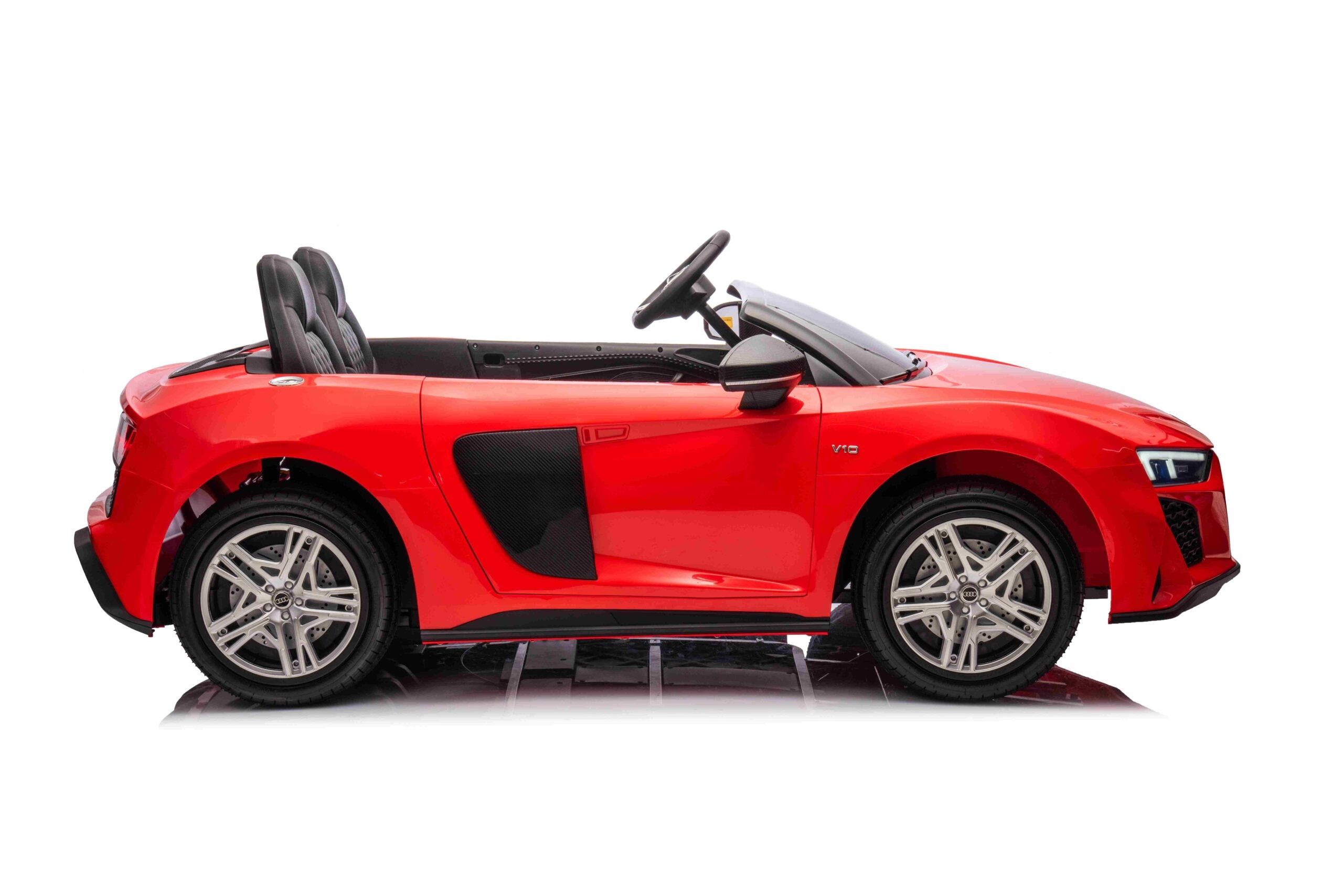 Licencirani auto na akumulator Audi R8 Spyder LIFT - dvosjed - crveni