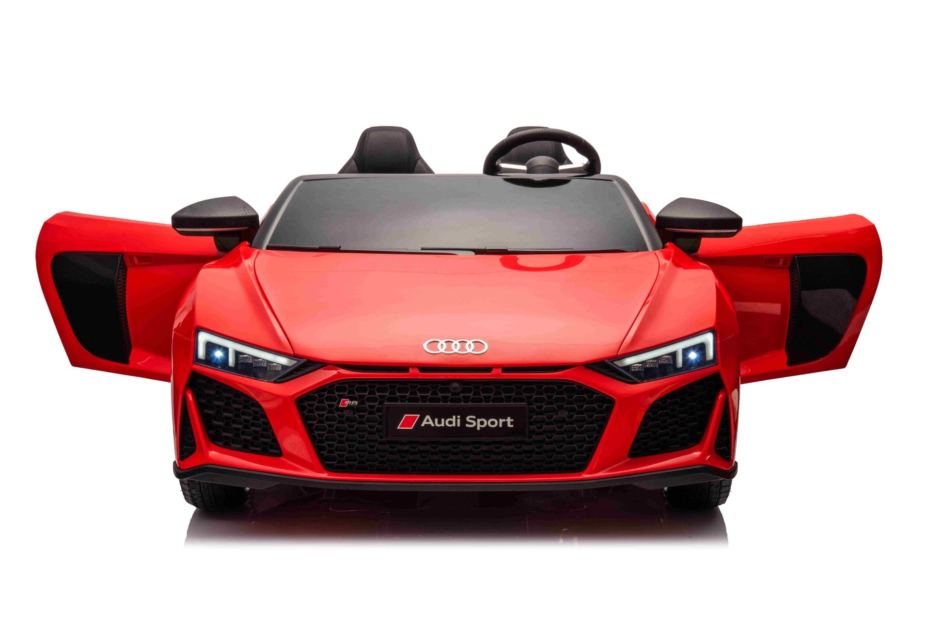 Licencirani auto na akumulator Audi R8 Spyder LIFT - dvosjed - crveni