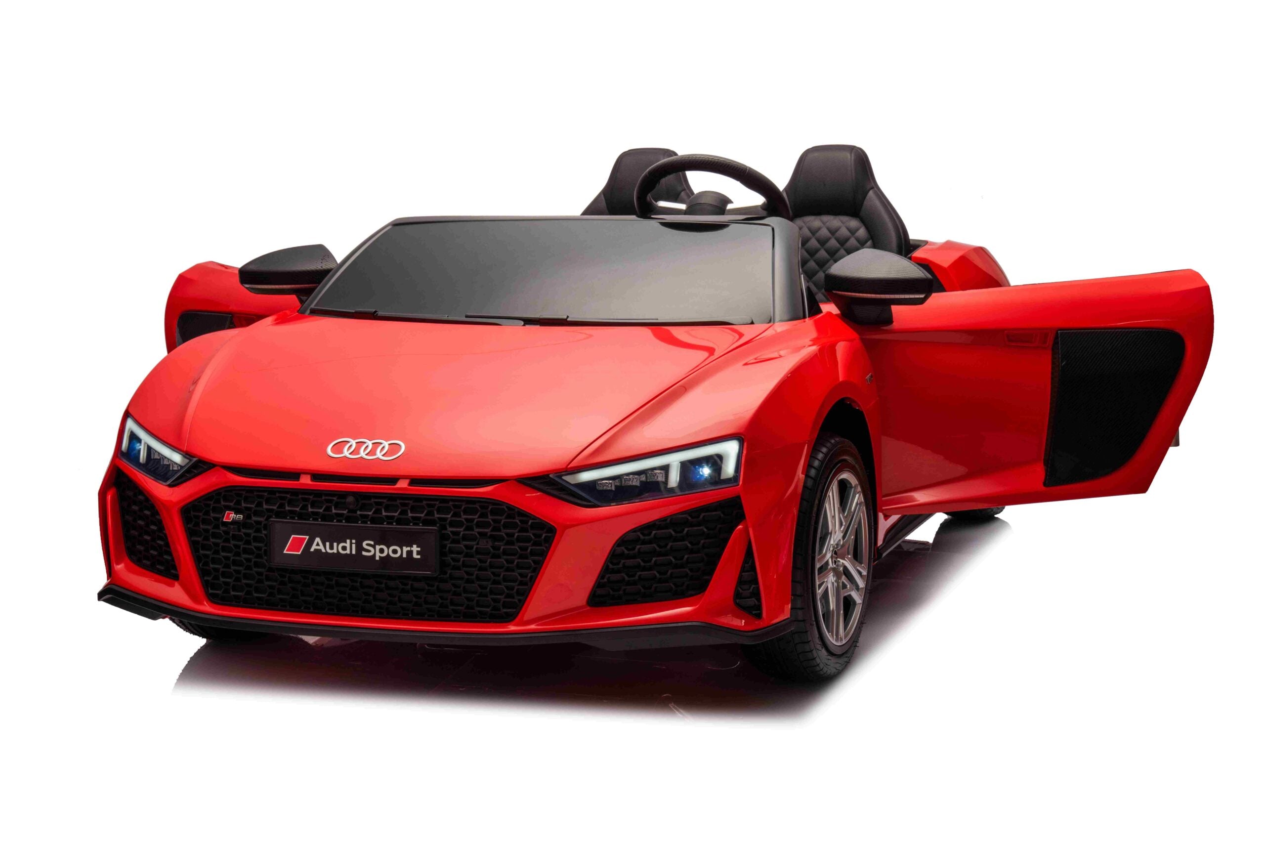 Licencirani auto na akumulator Audi R8 Spyder LIFT - dvosjed - crveni