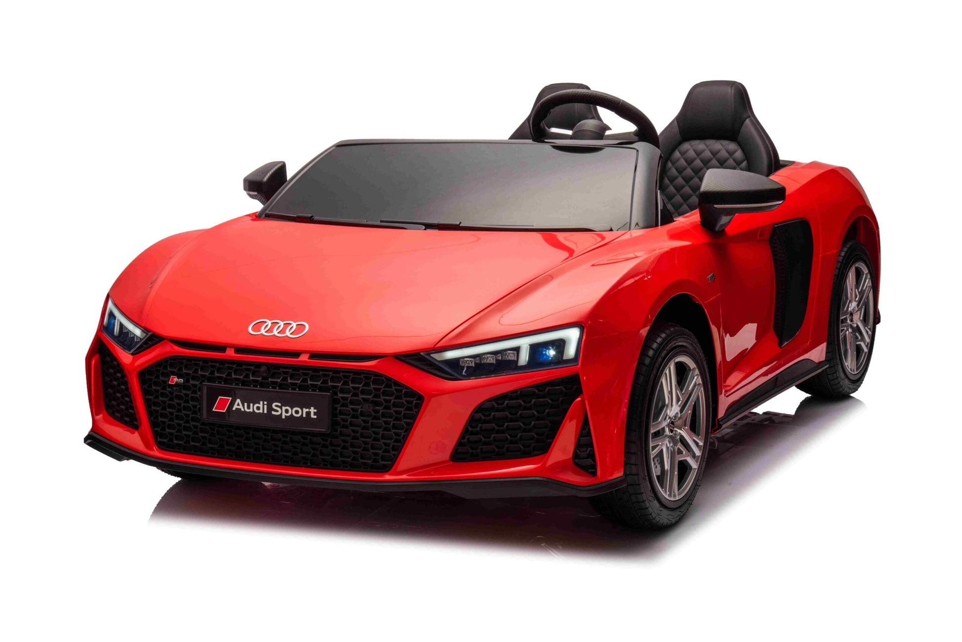 Licencirani auto na akumulator Audi R8 Spyder LIFT - dvosjed - crveni