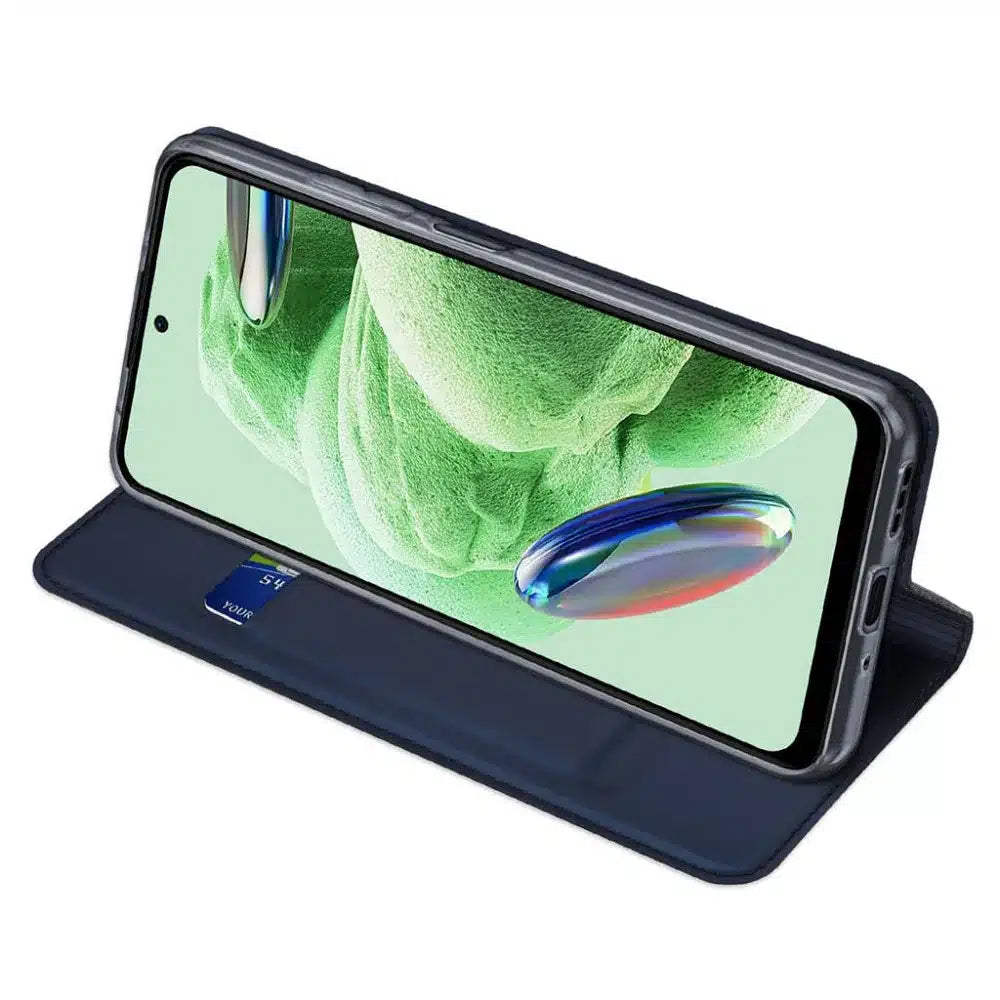 DUX DUCIS Skin Pro – preklopna torbica za Redmi Note 12 5G modra