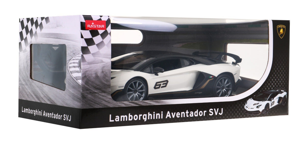 Licencirani auto na daljinsko upravljanje Lamborghini Aventador SVJ Performance 1:14 RASTAR - bijeli