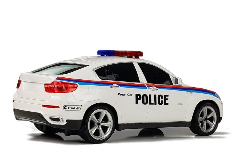 Auto na daljinsko upravljanje Police Coupe - bijeli