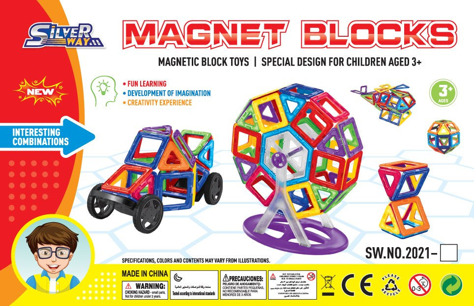 Magnetni blokovi GIGA - 248 elemenata