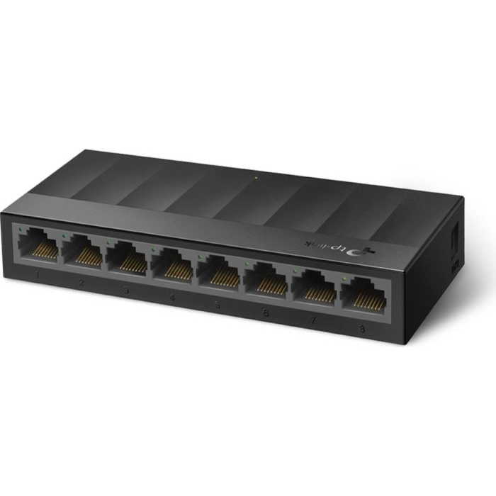 TP-Link LS1008G Neupravljano Gigabit Ethernet (10/100/1000) Crno