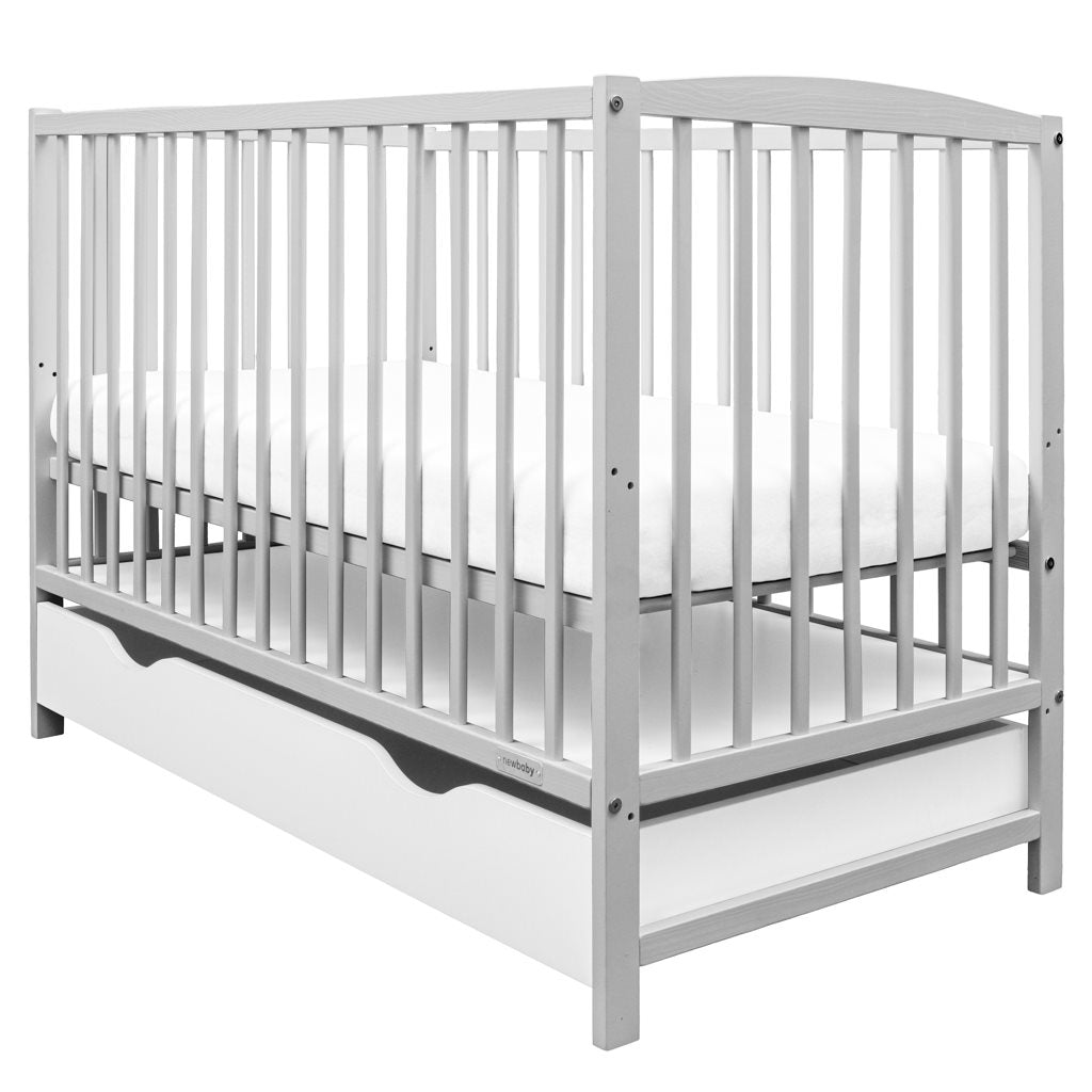 Krevetić Lilly s ladicom grey