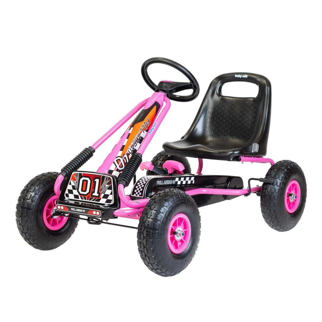 Baby Mix karting Razor roza