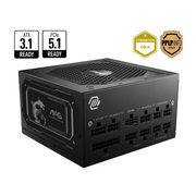 MSI MAG A850GL PCIE5 II jedinica za napajanje 850 W 20+4 pin ATX ATX Crno