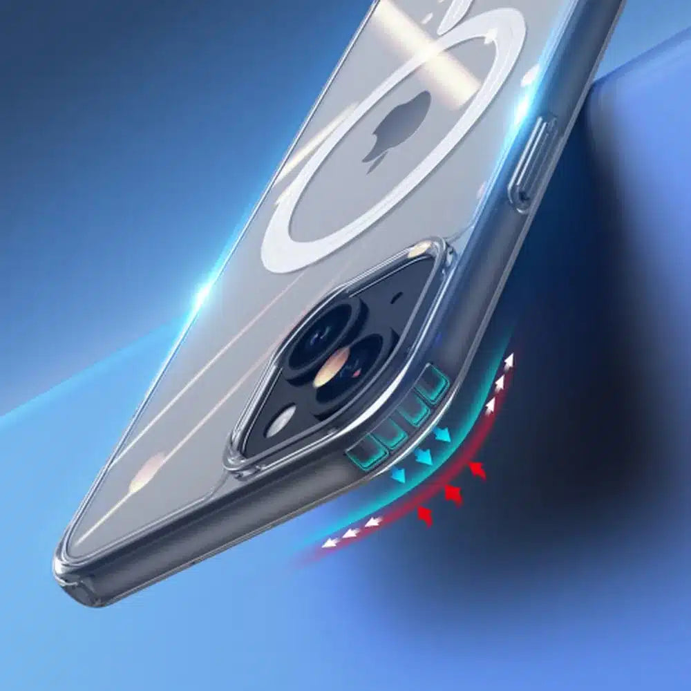 DUX DUCIS Clin Mag - Prozoren etui, združljiv z MagSafe za iPhone 15 Plus