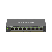 NETGEAR 8-Port Gigabit Ethernet PoE+ Plus Switch (GS308EP) Upravljano L2/L3 Gigabit Ethernet (10/100/1000) Podrška za napajanje putem Etherneta (PoE) Crno