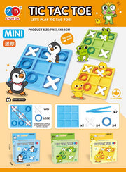 Tic-Tac-Toe Frog Logic Game