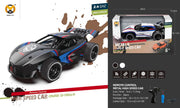 Metalni auto na daljinsko upravljanje "Metal Speed" 1:20 - crni