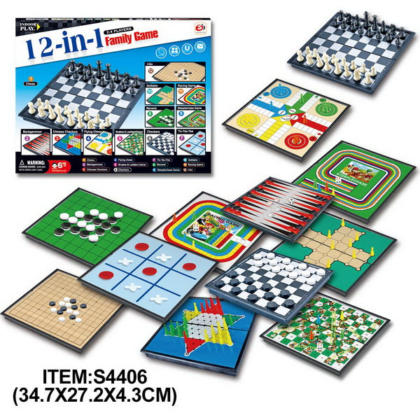 Set društvenih igara 12u1 - S4406