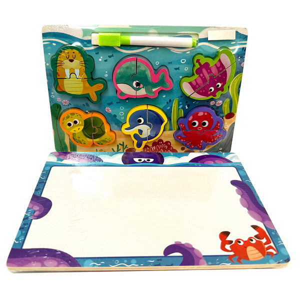 Drvena ploča za igru + Ocean Puzzle