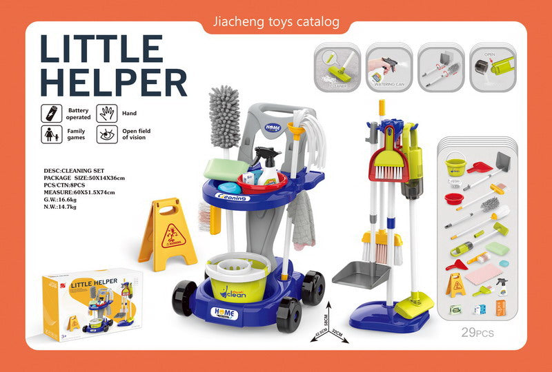 Set za čišćenje za igru little helper + rekviziti