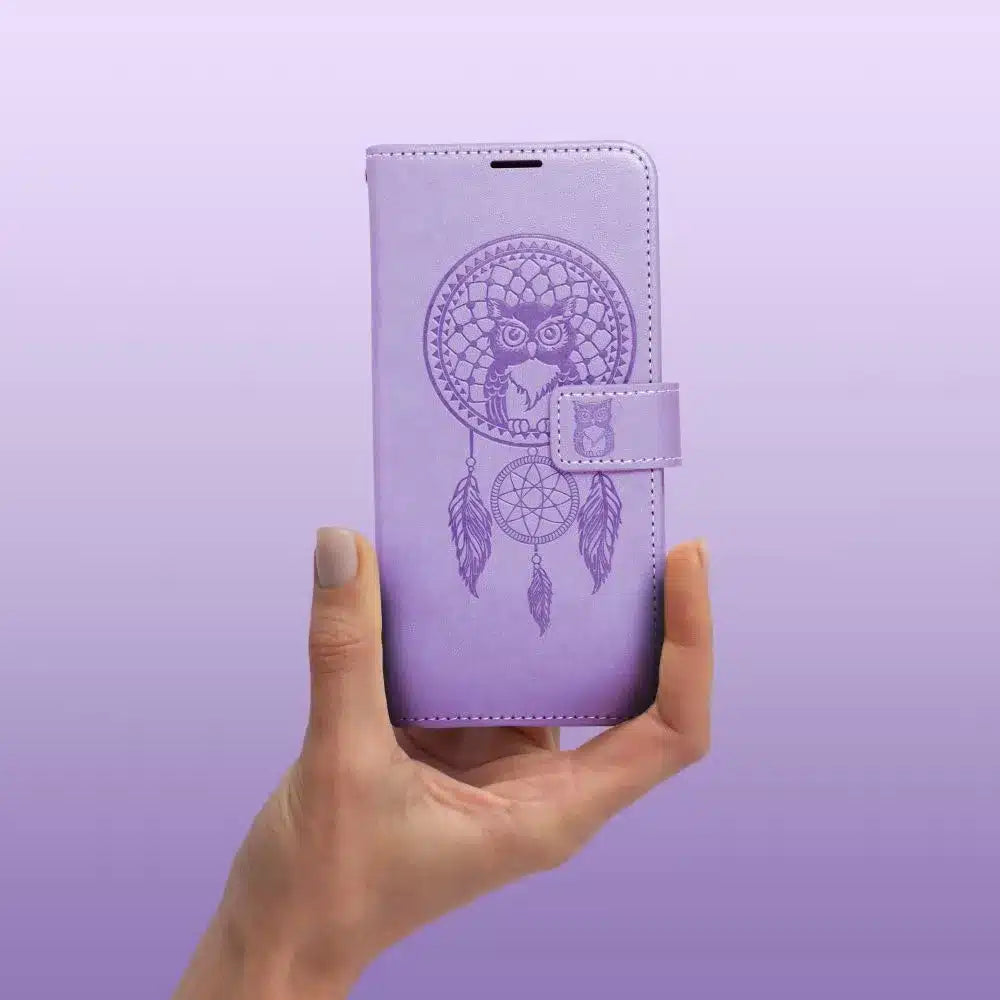 MEZZO Book case preklopna torbica za XIAOMI Redmi Note 12S dream catcher vijolična