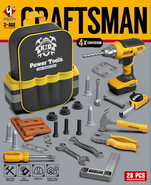 Set alata s ruksakom Craftsman - narančasti
