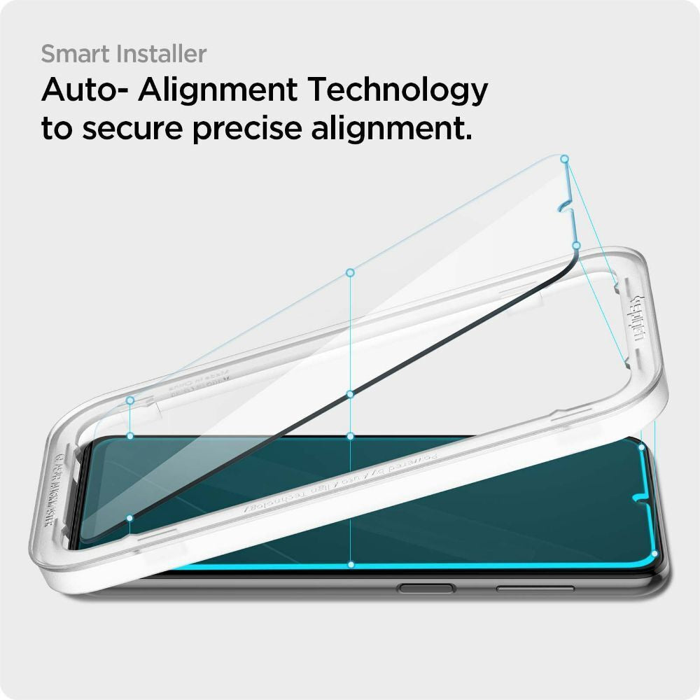 SPIGEN ALM GLAS.TR KALJENO STEKLO 2-KOSOVNI PAKET ZA SAMSUNG GALAXY A13 4G / LTE CLEAR
