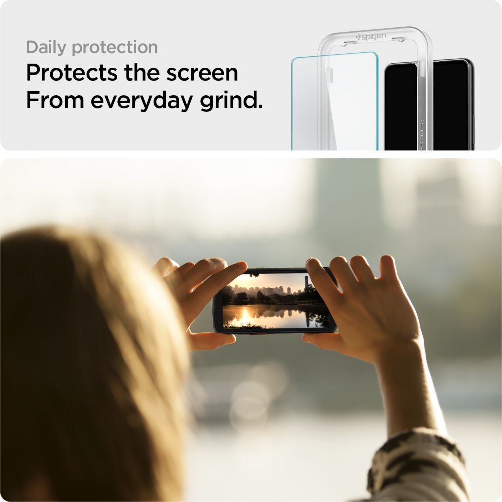 SPIGEN ALM GLAS.TR KALJENO STEKLO 2-KOSOVNO PAKIRANJE ZA SAMSUNG GALAXY A53 5G CLEAR