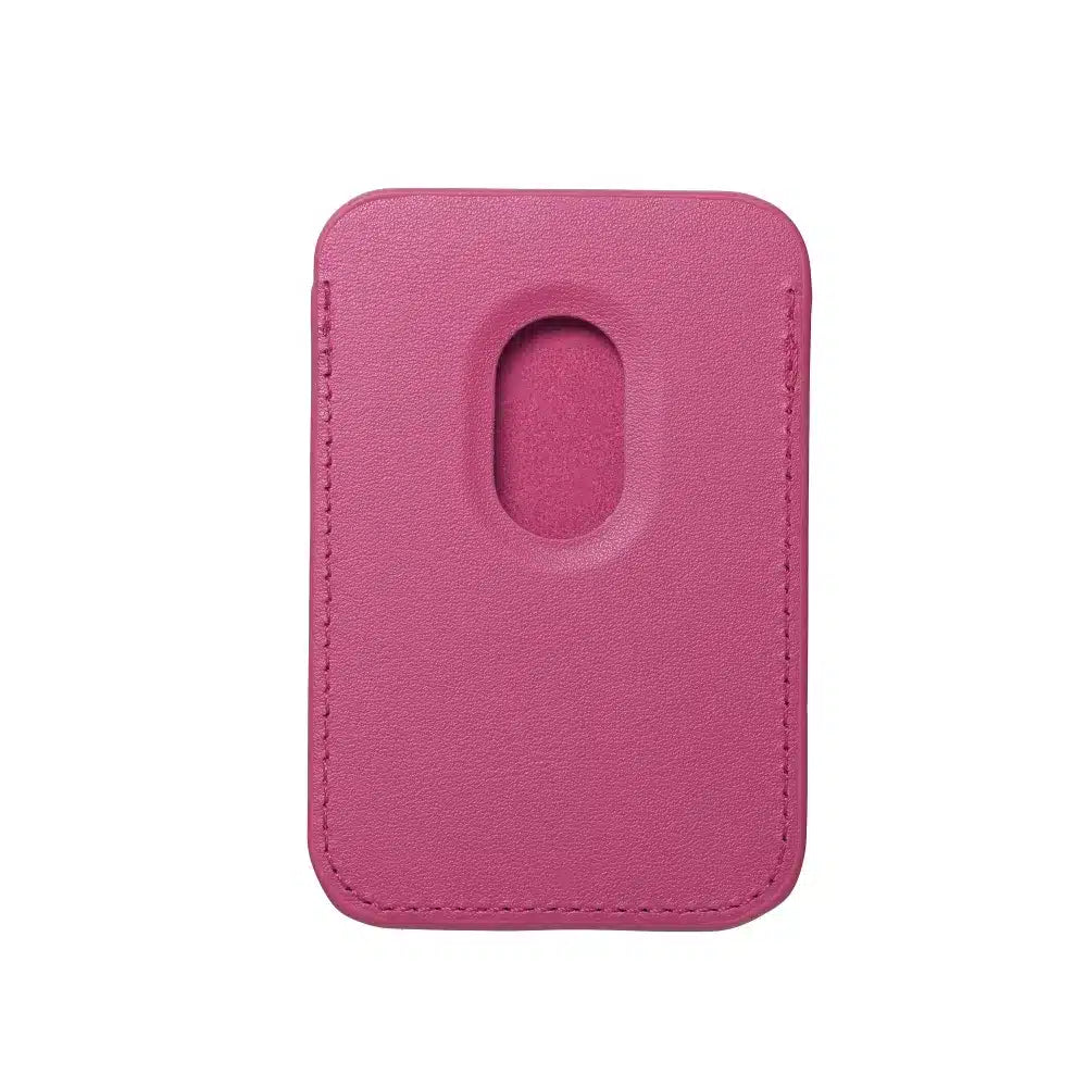 Kožni Mag Wallet ružičasti magnetski novčanik