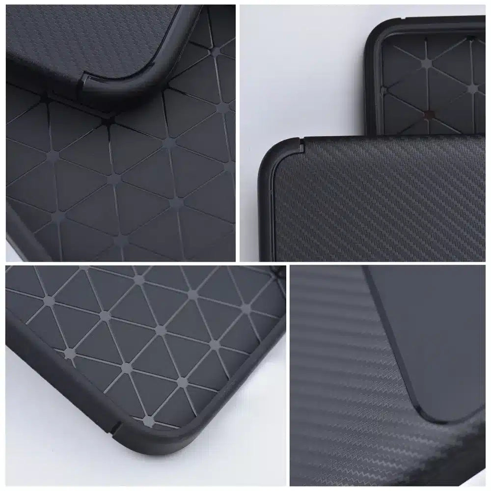 CARBON PREMIUM maska za SAMSUNG GALAXY A52 5G / A52 LTE (4G) / A52S crna