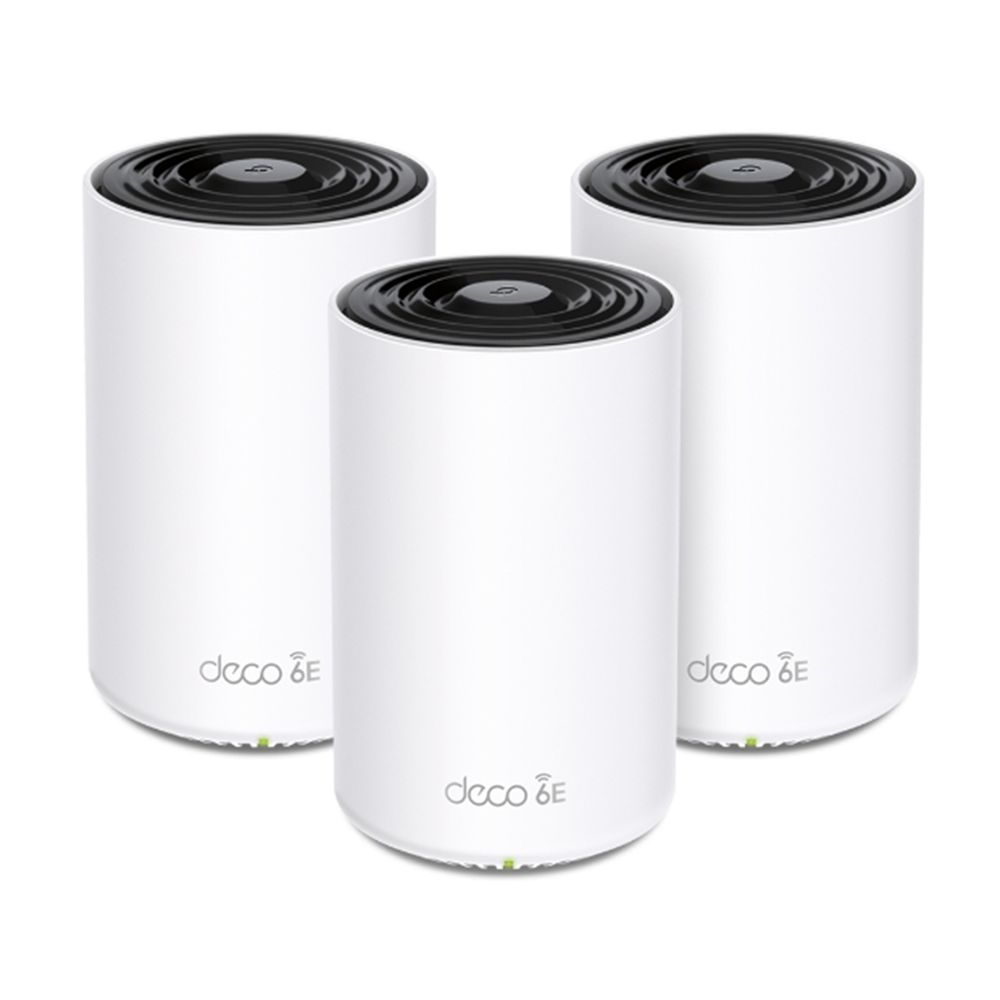 TP-Link Deco XE75 Tri pojasa (2,4 GHz / 5 GHz / 6 GHz) Wi-Fi 6E (802.11ax) Bijelo 3 Unutarnji