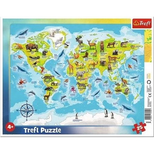 Trefl 31340 puzzle Slagalica 25 kom Životinje