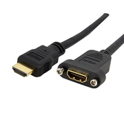 StarTech.com HDMIPNLFM3 HDMI kabel 0,9 m HDMI Tip A (Standard) Crno