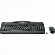 Logitech Wireless Combo MK330 tipkovnica Miš priložen USB QWERTZ Njemački Crno