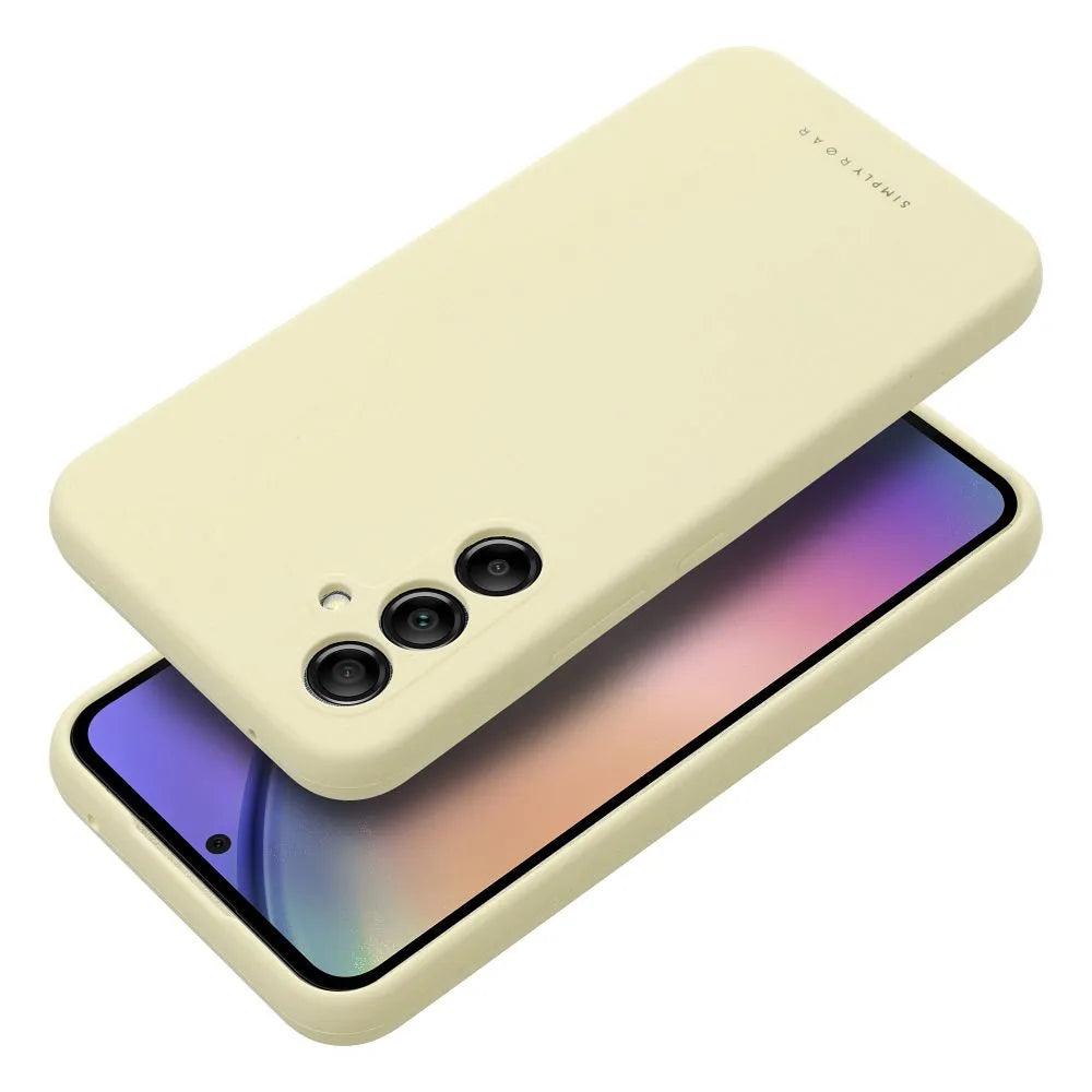 Roar Cloud-Skin etui – za Samsung Galaxy A54 5G svetlo rumene barve