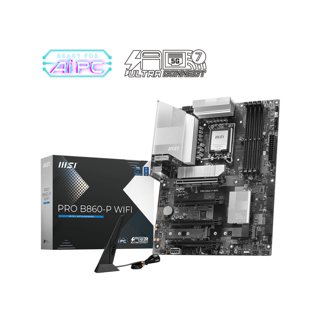 MSI PRO B860-P WIFI matična ploča Intel B860 LGA 1851 (Socket V1) ATX