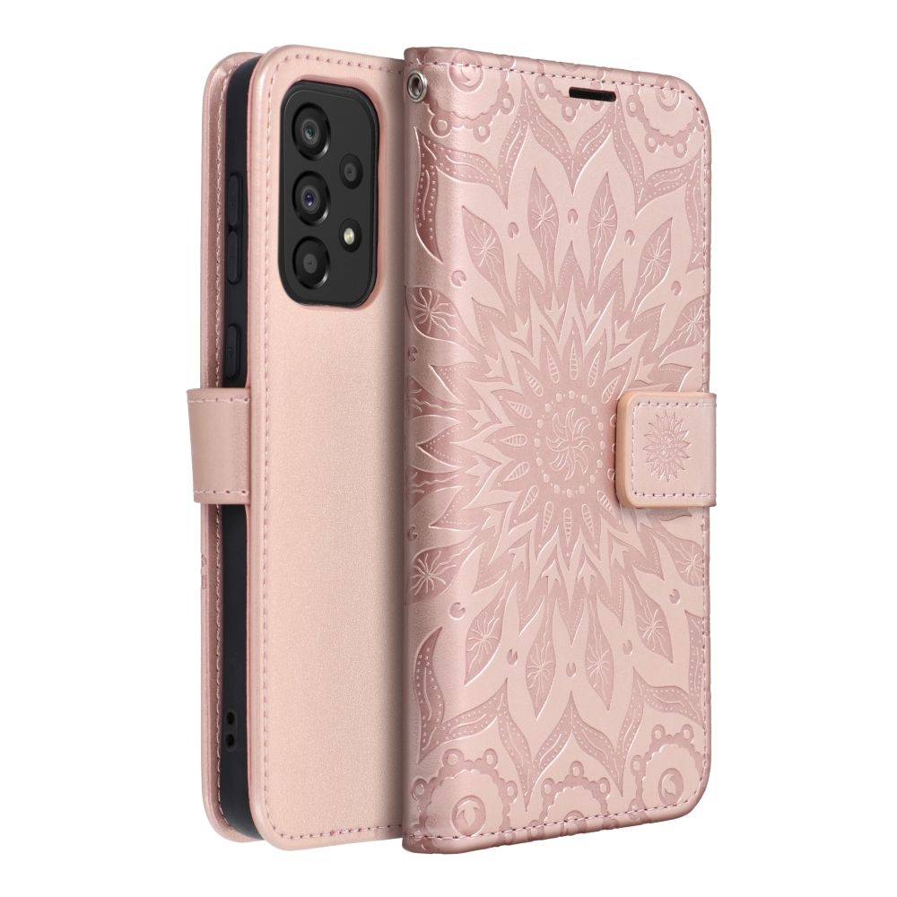 Forcell MEZZO preklopna torbica za SAMSUNG A33 5G mandala roza zlata