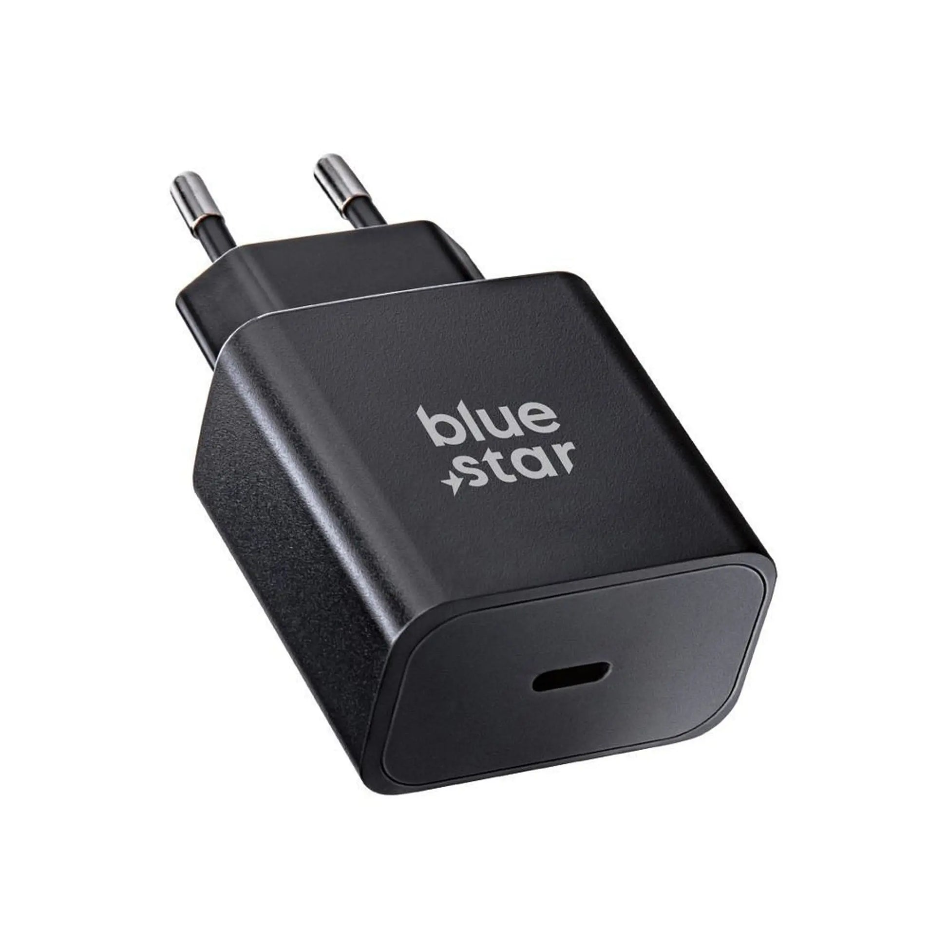Punjač za telefon Blue Star USB C QC4.0 PD 3A 25W + kabel USB C na USB C crni