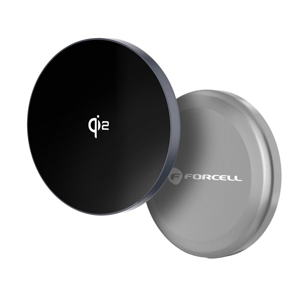 Forcell F-Energy Smart Charge USB C Qi2 15W MagSafe kompatibilan punjač s odvojivim kabelom od 150cm -srebrni