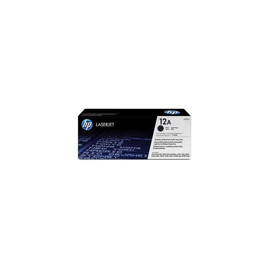 HP 12A Black Original LaserJet Cartridge toner 1 kom Crno