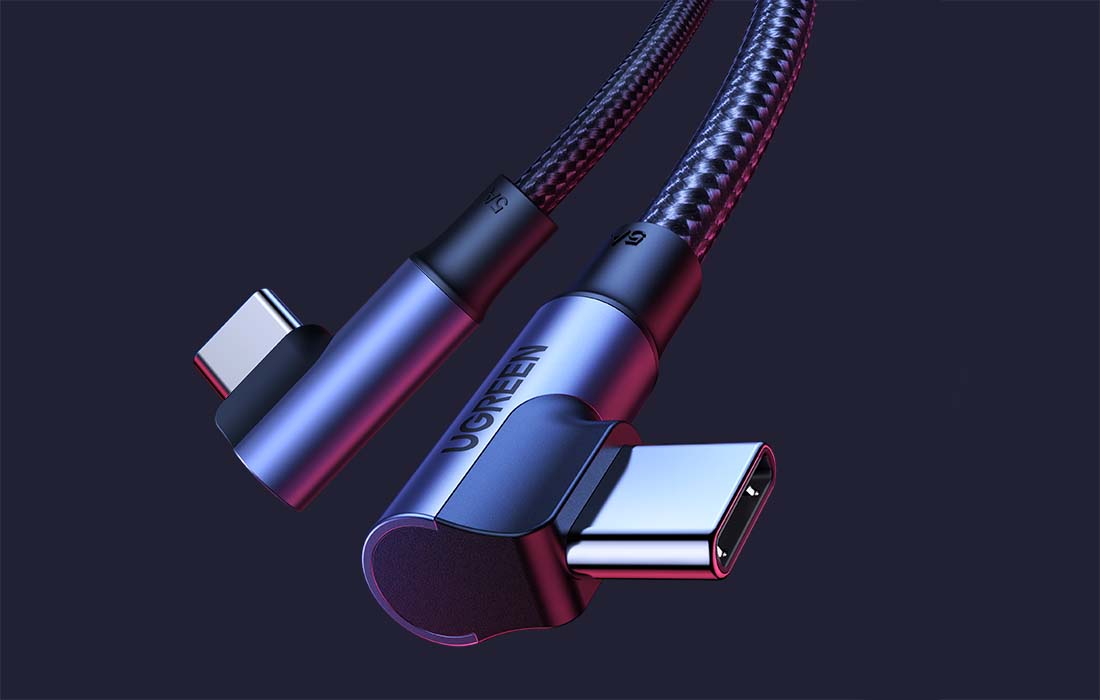 Kotni kabel USB-C v USB-C UGREEN US335 5A 100W 2m
