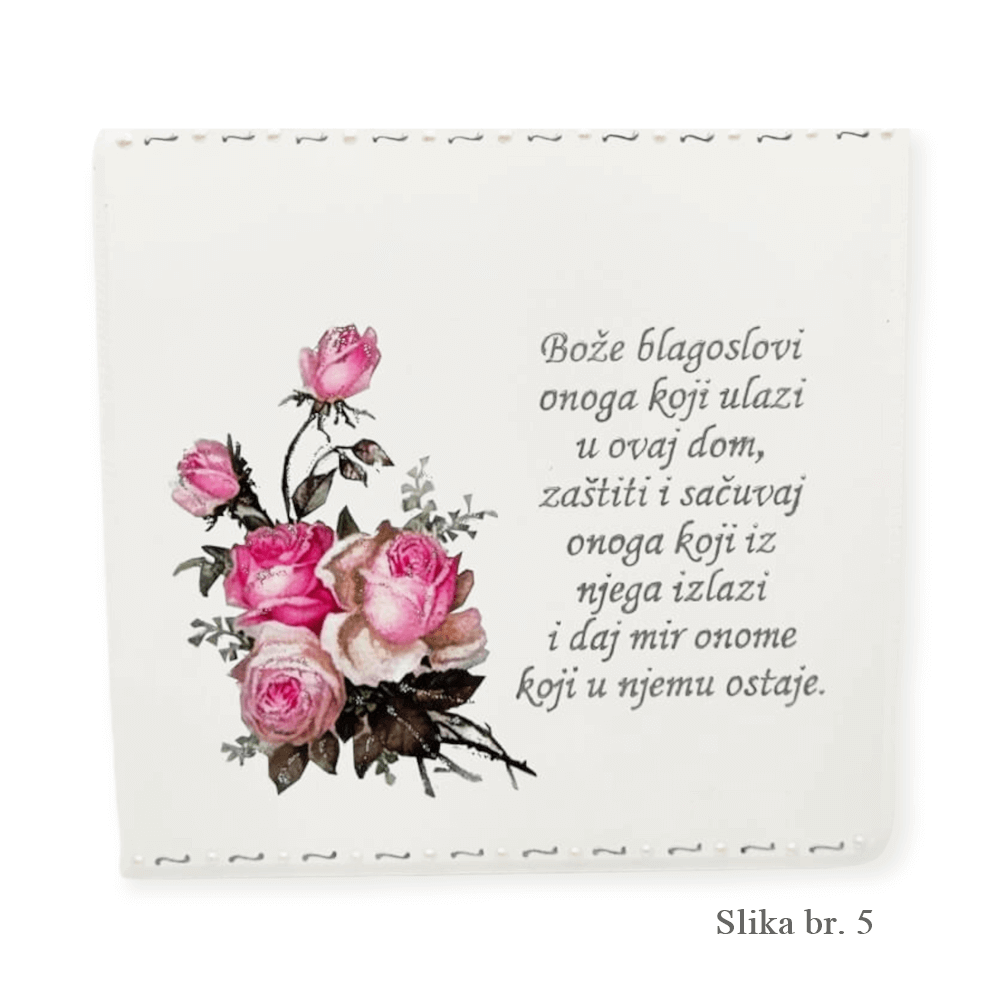 Blagoslov doma – unikatne lesene slike z ročno napisanim besedilom - 5. - 150105