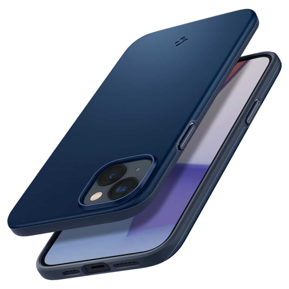 SPIGEN THIN FIT OVITEK ZA IPHONE 14 PLUS / 15 PLUS TEMNO MODRA