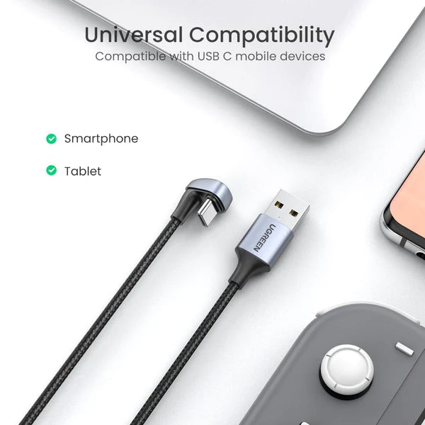 Ugreen USB C kabel za hitro polnjenje v obliki črke U
