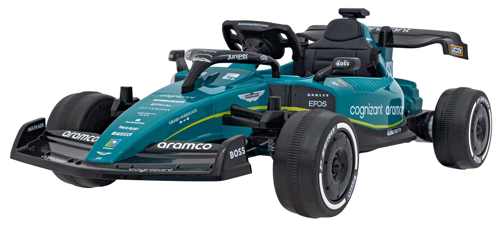 Formula1 na akumulator Aston Martin Cognizant Aramco - tirkizna