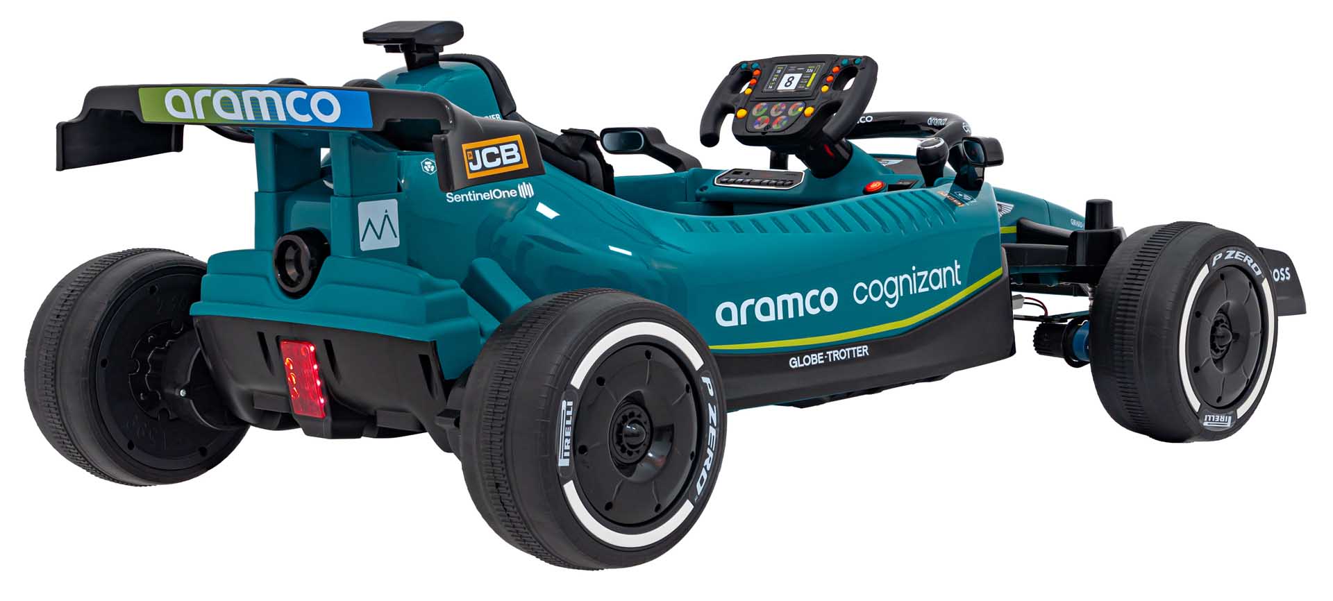 Formula1 na akumulator Aston Martin Cognizant Aramco - tirkizna