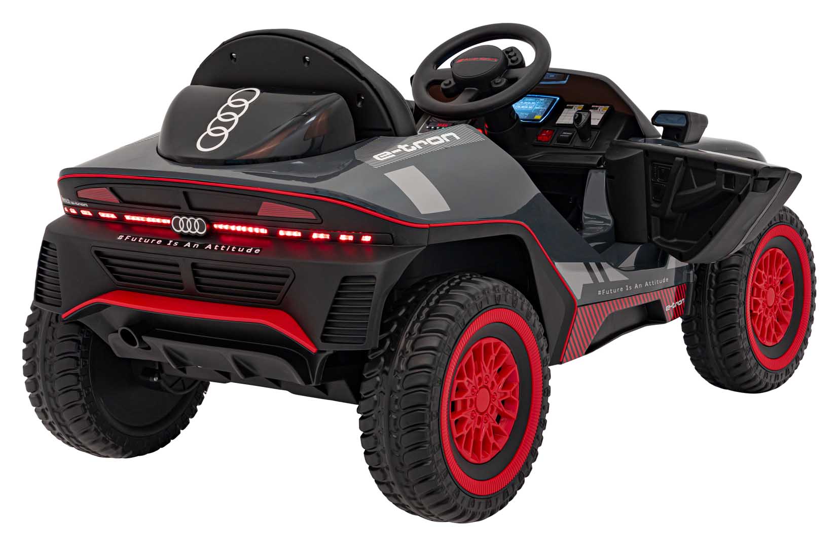 Licencirani auto na akumulator Audi RSQ E-TRON - sivi