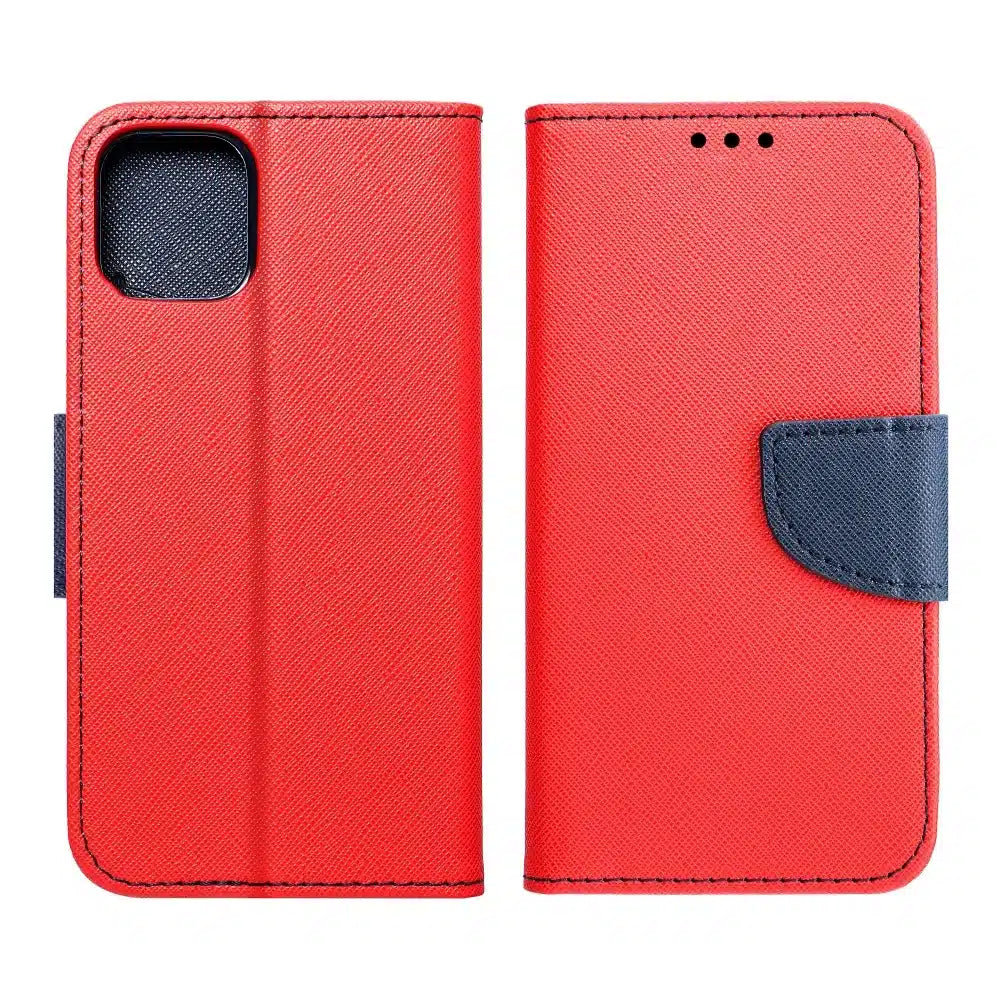 Ovitek Fancy Book za MOTOROLA MOTO G14 rdeče/temno moder