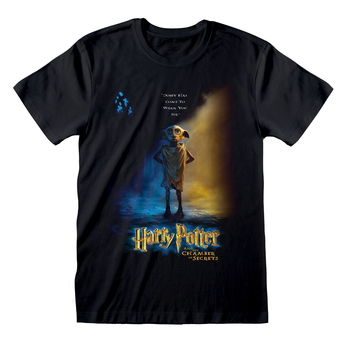 Majica Kratkih Rukava Harry Potter Dobby Poster Crna Uniseks