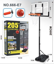 Koš za košarku 205cm + rekviziti