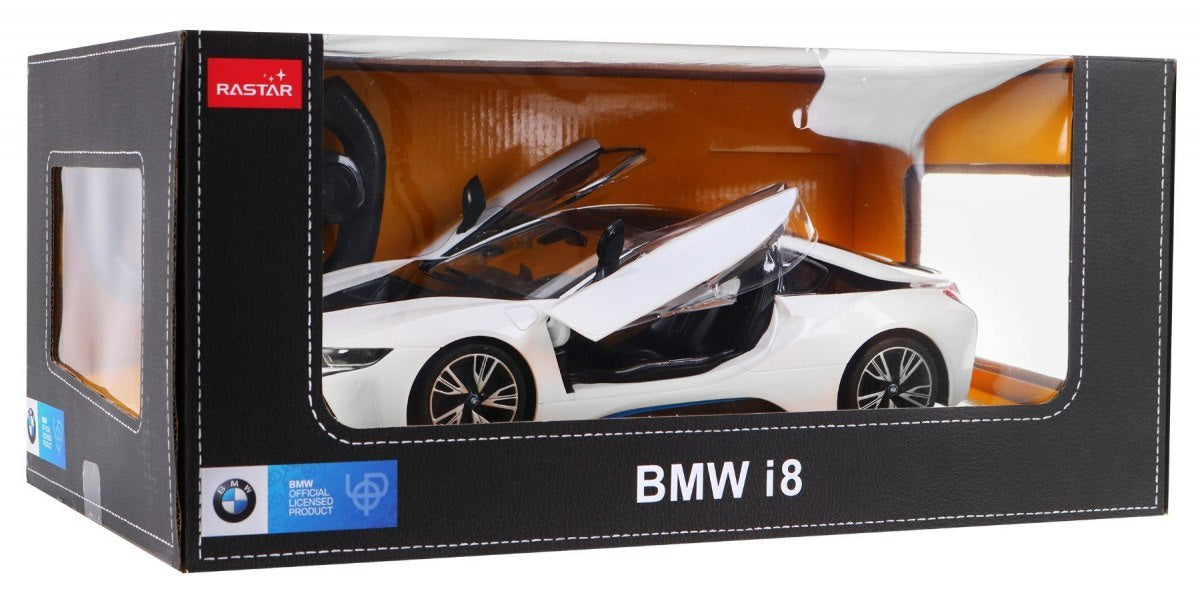 Licencirani auto na daljinsko upravljanje BMW i8 1:14 RASTAR - bijeli