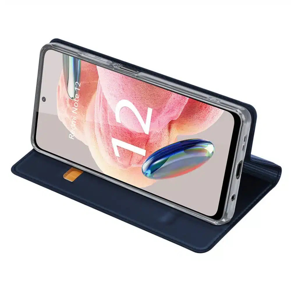 DUX DUCIS Skin Pro - preklopna torbica za Redmi Note 12 4G modra