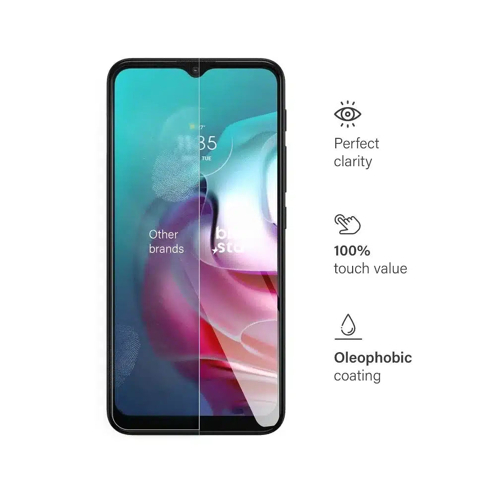 Blue Star kaljeno steklo za Motorola G30