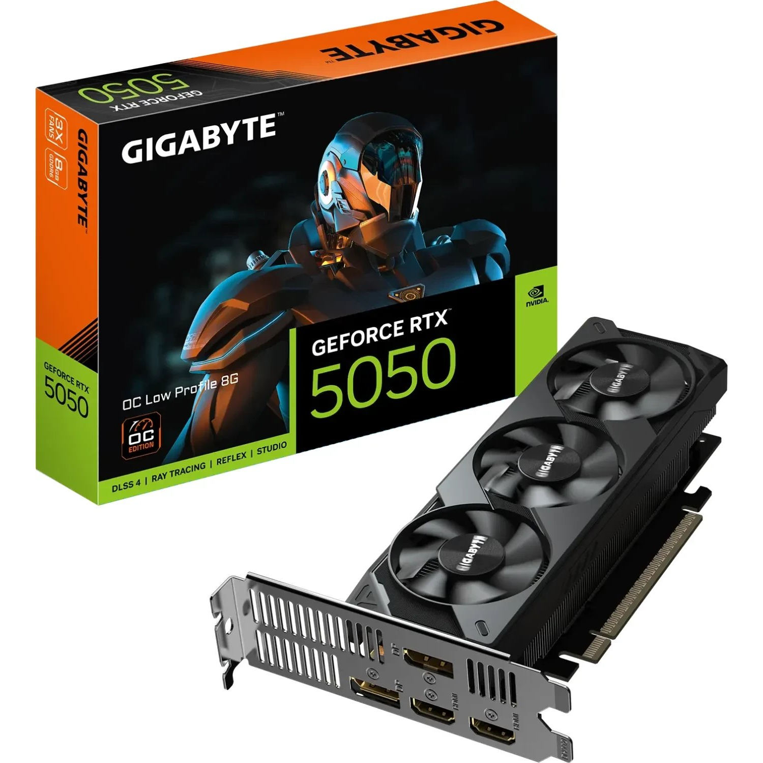 GIGABYTE GeForce RTX 5050 OC Low Profile 8G NVIDIA 8 GB GDDR6