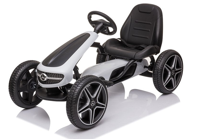 Go-kart na pedale Mercedes XMX610 - bijeli